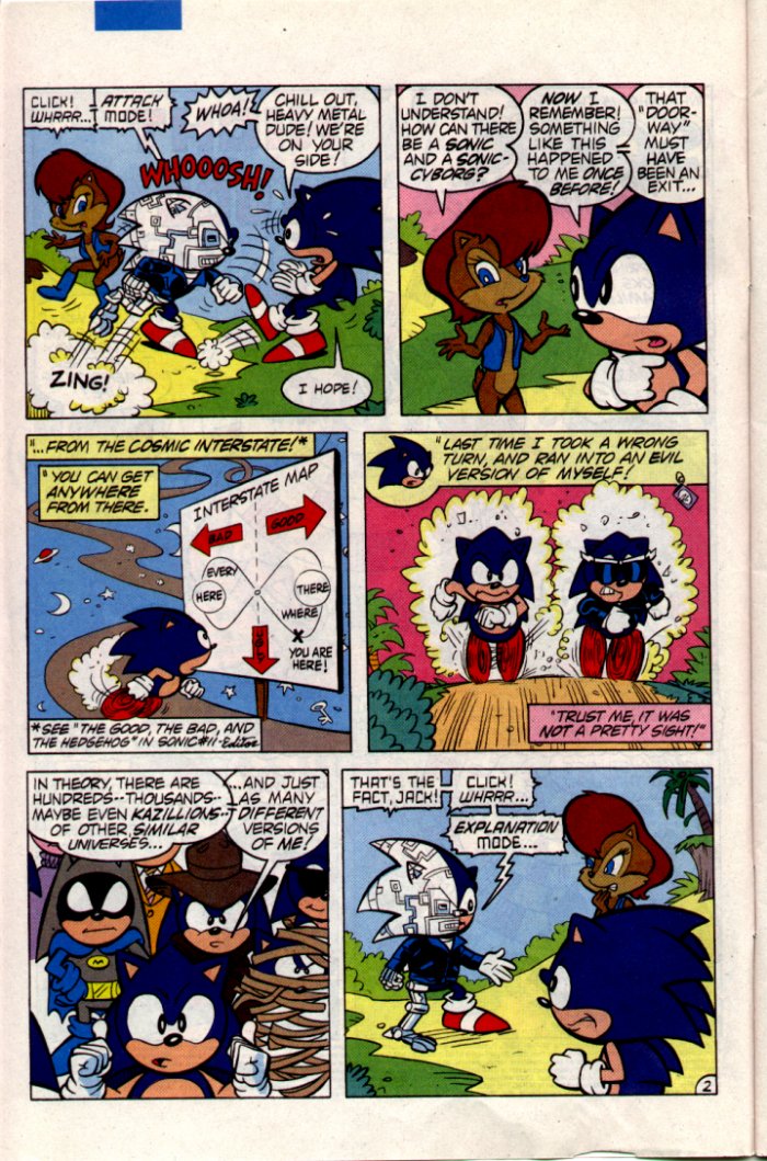 Sonic - Archie Adventure Series February 1995 Page 2